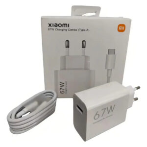 Cargador Xiaomi 67W Ultra Rápido Original + Cable Tipo C